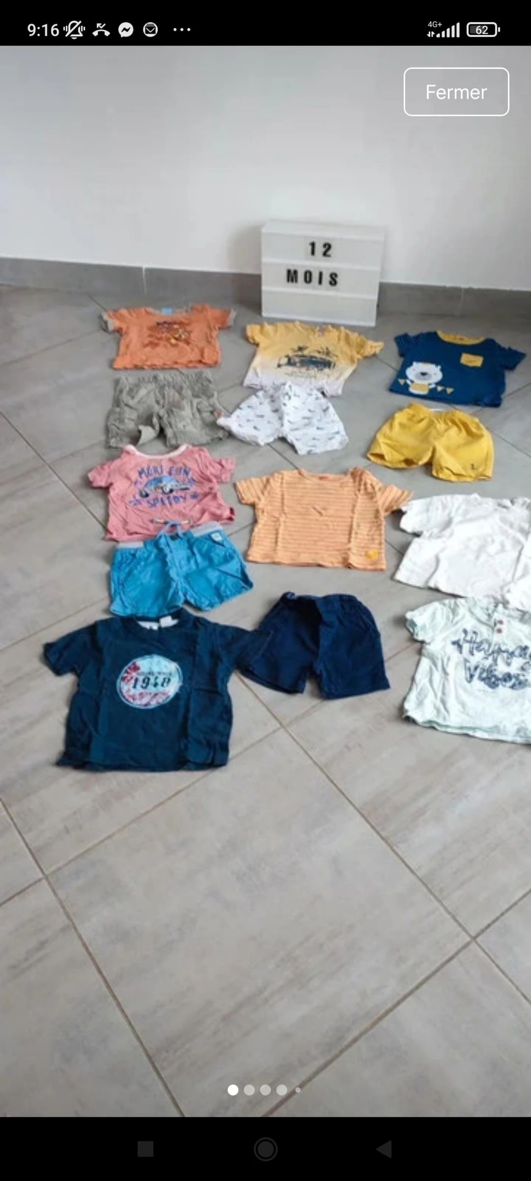 Lot de vêtements garçon 12 mois 